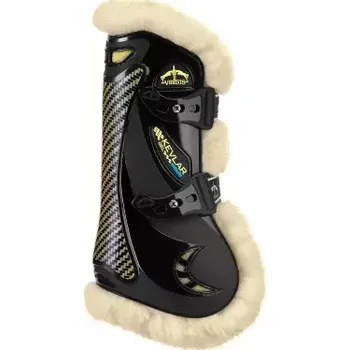 Koňské kamaše Veredus Šlachovky Kevlar gel Vento s beránkem M černá