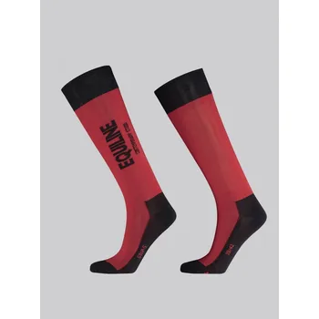 Ponožky Equiline Cerlic 39/42 červená