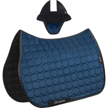 Sada dečka pod sedlo a čabraka Equiline Garog full Všestranná atlantic