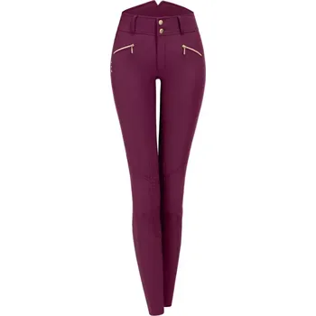 Jezdecké kalhoty Rajtky ELT Hella vysoký pas 44 brusinková