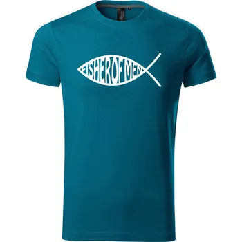 Pánské tričko DOBRÝ TRIKO Pánské tričko Fisher of men Velikost: L, Barva: Petrolejová