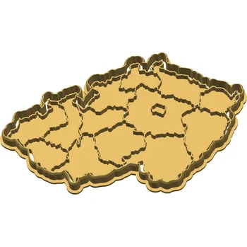 Pan Piškot Vykrajovátko Mapa ČR (154 x 99 x 13 mm)