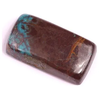 Korálek Kabošon Azurite č.1556 (24x14x6mm)