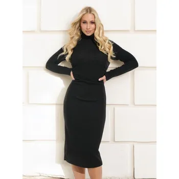 Dámské šaty Sinsay - Midi šaty s rolákem - černá - 448BE-99X - 448BE-99X-XS-1