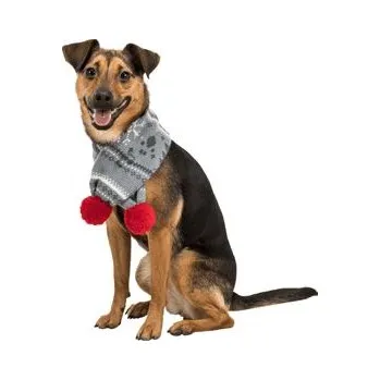 Šála Vánoční šála SADA 2 x S/M/L s bambulkou 6ks TR