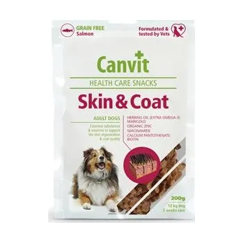 Pamlsek pro psa Canvit Snacks Skin Coat 200g