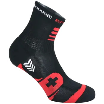 Ponožky Spring 833 training 43/46 černá/červená