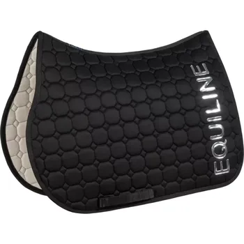 Sada dečka pod sedlo a čabraka Equiline Caphec full Všestranná černá
