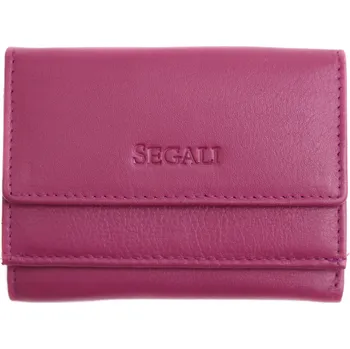 Peněženka Malinká dámská kožená peněženka Segali SG1756 fuchsiová