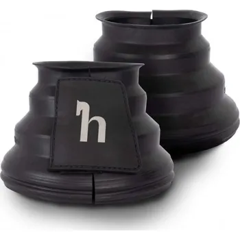 Vybavení pro koně Zvony Horze gumové M černá