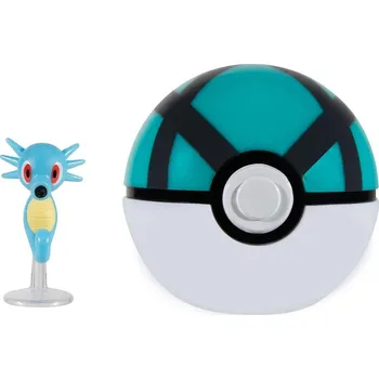 Figurka Jazwares Pokémon Clip N Go Poké Ball Horsea a Net Ball