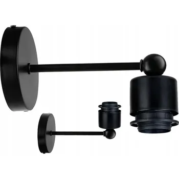 Nástěnné svítidlo Základna pro nástěnné svítidlo, lampa, nástěnný držák, pevný, nahoru dolů, loft, pro stínidlo, na 1x E27