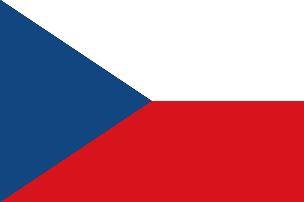 Česká vlajka - TOP KVALITA - 60 x 90 cm - tunel, karabina