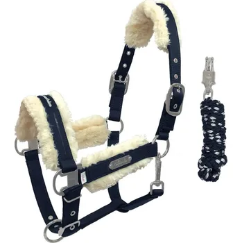 Ohlávka a vodítko Spooks Roxie full tmavě modrá