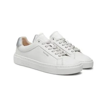 Dámská móda Sneakersy Calvin Klein Cupsole Lace Up W/Ml HW0HW02288 Bílá 38