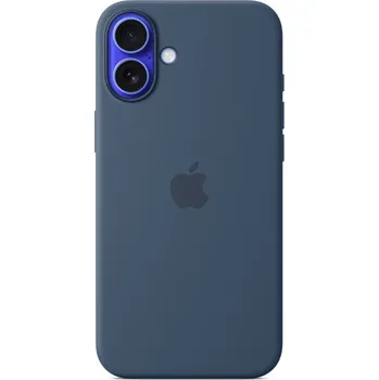 Pouzdro na mobilní telefon Originální kryt pro Apple iPhone 16 Plus - MagSafe - silikonový - denimový