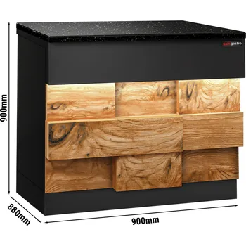 Lednice G.Gastro Pokladní stůl / neutrální prvek - 0,9 m