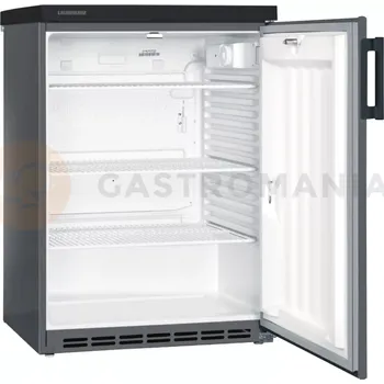 Lednice Vestavná pultová chladnička se statickým chlazením, antracitová 600x600x850 mm | LIEBHERR, FKU 1800 737 Premium