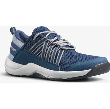 Pánské tenisky QUECHUA Dámské turistické boty NH500 Fresh 38 MODRÁ|ŠEDÁ