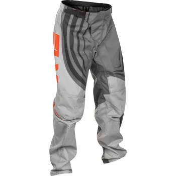 Sport Kalhoty F-16, FLY RACING - USA 2025 dětské (šedá/oranžová) (Velikost: 20)