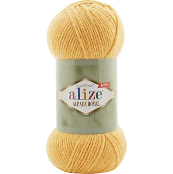 Galanterie Alize Příze Alpaca royal new 423 hořčicově žlutá