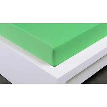 Prostěradlo Jersey prostěradlo 220 × 200 cm Exclusive – letní zelená