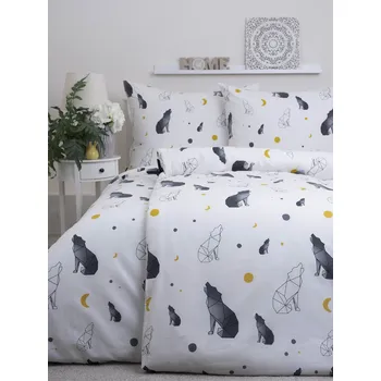 Bytový textil Francouzské bavlněné povlečení Renforcé – Vlci