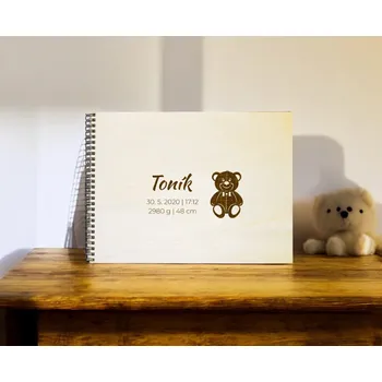 Dětské fotoalbum s méďou Počet listů: 50