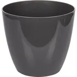 Ella Lesk dekorativní květináč antracitová průměr 25 cm