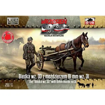 Plastikový model The 'Biedka' wz. 33 with 81 mm mortar wz. 31 - First to Fight PL1939-112