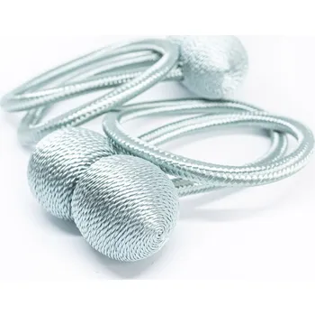 MKLuzkoviny.cz Magnetická spona na závěsy 2 ks - mořská modrá