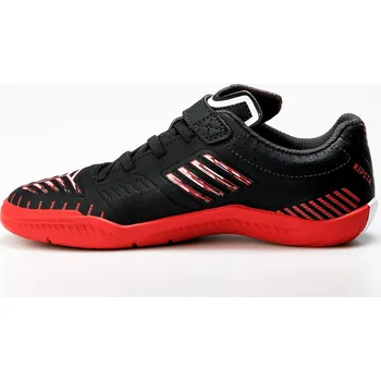 Pánská sportovní obuv KIPSTA Dětské futsalové kopačky GINKA 500 černo-červené 30 BÍLÁ|ČERVENÁ|ŠEDÁ