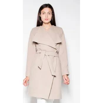 Dámský kabát Venaton VT041 béžový