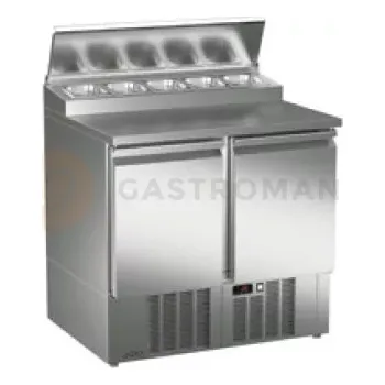 Salátový stůl na pizzu 894x700x955 mm | ASBER, ETPZ-090