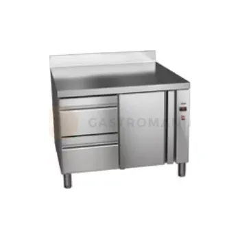 Chladicí stůl 700 mm se zásuvkami GN 1/1 bez agregátu 1942x700x850 mm | ASBER, ETP-7-192-16 R HC SB40 Essenzial Line