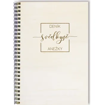 Deník svědkyně minimalistický dřevěný Počet listů: 20 listů +0Kč