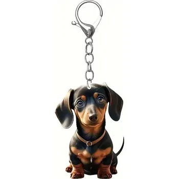 Přívěsek na klíče s jezevčíkem