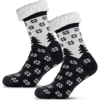 Dámské ponožky Ponožky na spaní STROMEČEK černá vel. 36 - 40