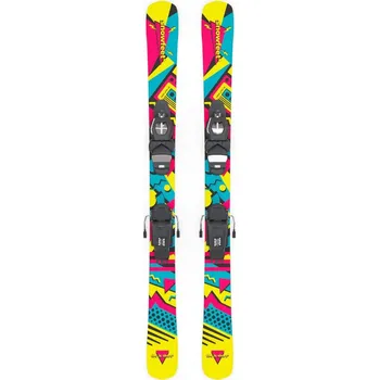 Sjezdové lyže SNOWFEET Skiblades 120 120cm MODRÁ|RŮŽOVÁ|ŽLUTÁ 2023