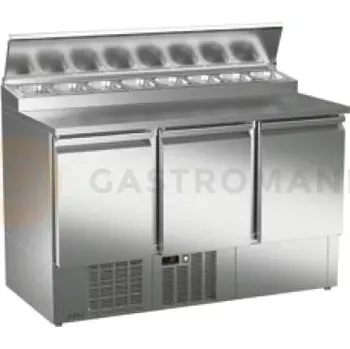 Salátový stůl na pizzu 1358x700x955 mm | ASBER, ETPZ -140