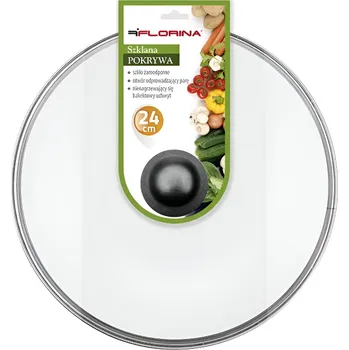 Poklice Poklice skleněná 24 cm s otvorem pro únik páry