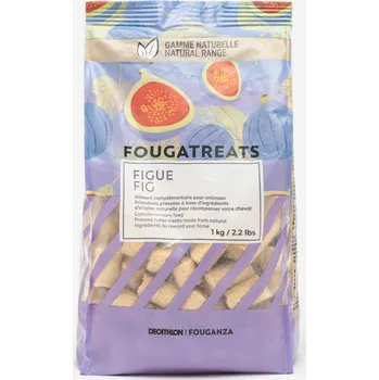 FOUGANZA Pamlsky pro koně a poníky přírodní 1 kg fíky 1kg