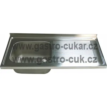 Nerezový dřez OEM Dřezová deska 1000x600mm 1x(400x500x300)L