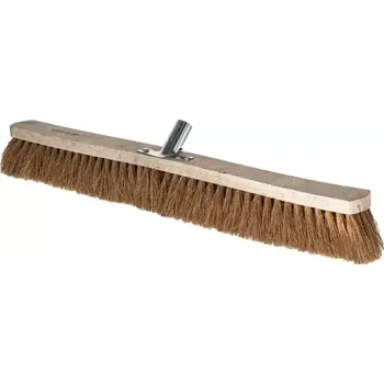 Halový smeták Kramp coco 800 mm (KP-7250KR) (Dřevěný halový smeták Kramp coco bez násady se standartním připojením Ø 28 mm s kovovým držákem násady. S hnědými kokosovými vlákny. Pracovní šíře 800 mm.)