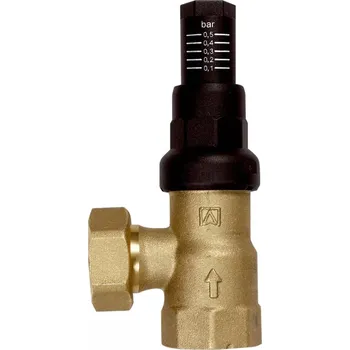 Ventil Afriso Přepouštěcí ventil diferenčního tlaku DN20 G 3/4" rohový FF 0,1 - 0,5 bar 42379