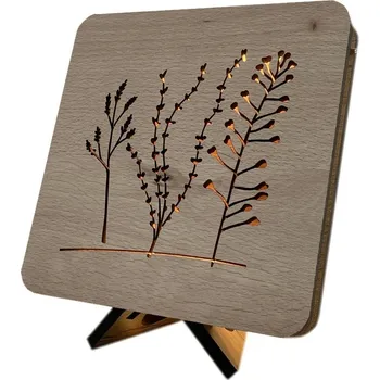 Lampička Li-Go "Kokoška" lampa 19x19cm provedení povrchu: dub světlý