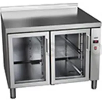 Chladicí stůl se skleněnými dveřmi 600 mm bez agregátu 1192x600x850 mm | ASBER, ETP-6-117-20 R HC SB40 GD Essenzial Line