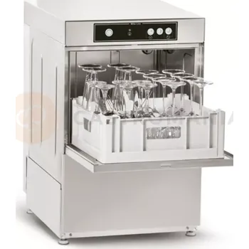 Myčka skla s dávkovačem mycího prostředku, výška otvoru: 270 mm, 470x530x725 mm | ASBER, GM-400 DD, Mitte Line