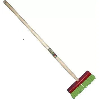 Dětský smeták s násadou Atlas (KP-1470750) (Dětské koště PPN červené s jasanovou voskovanou násadou se závěsným okem. Štětiny jsou prolypropylenové.)