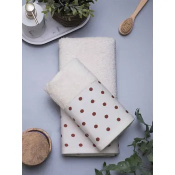 Ručník Bambusový ručník 50 × 100 cm - Sofia krémový